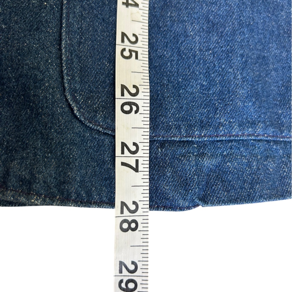 VTG‎ 80s/90s DECO Sport Hand-Painted Chicago Denim Blazer Sz 6/M Made in USA - Picture 15 of 17